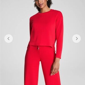 Spanx AirEssentials Red Long Sleeve Top 1x